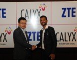 (L) Mr. Xu Dejun, CEO, ZTE India (R) Dr. Gaurav Somani, Executive Director, Calyx Telecommunications (L) Mr. Xu Dejun, CEO, ZTE India (R) Dr. Gaurav Somani, Executive Director, Calyx Telecommunications